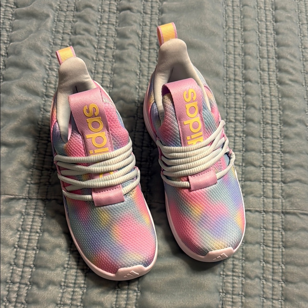 Adidas Pastel Pink and Blue Sneakers